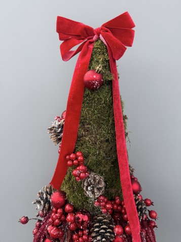 Red Berry Moss Özel Tasarım Yılbaşı Ağacı