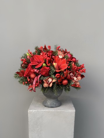Amaryllis Yılbaşı Aranjmanı