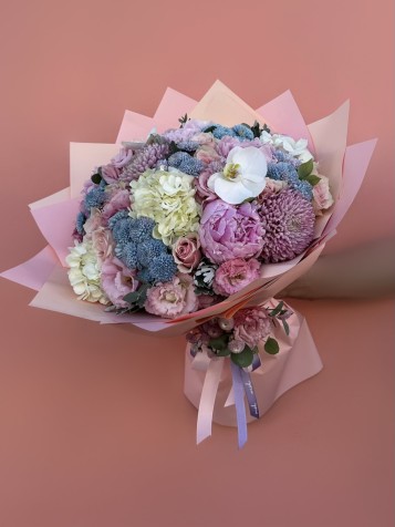 Pink Cloud Lüks Karışık Buket