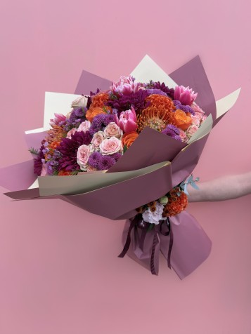Passion Glow Karışık Lüks Buket